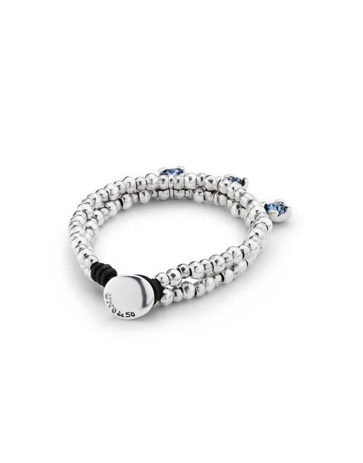UNOde50 Silver Sublime Charismatic Bracelet - MococoUNOde50PUL2386AZUMTL0M/WEB8435302482308Bracelets