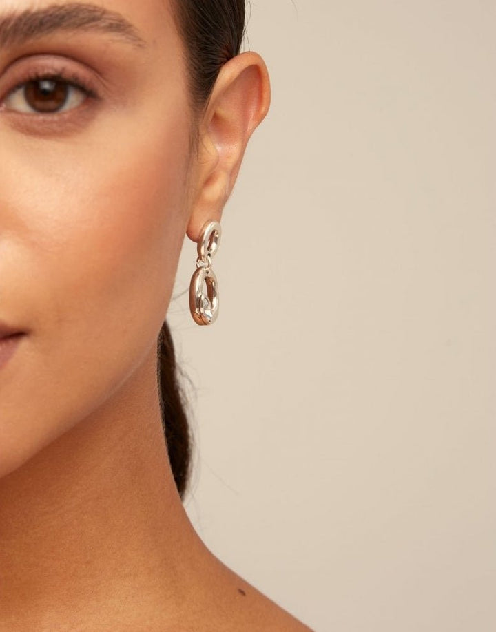 UNOde50 Silver Together Grateful Earrings - MococoUNOde50PEN0898AZUMTL0U/WEB8435302480052Earrings