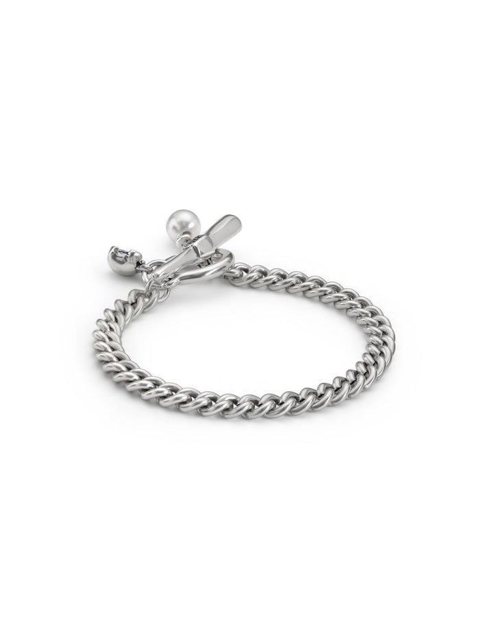 UNOde50 Silver Two Expearltional Charismatic Bracelet - MococoUNOde50PUL2374AZUMTL0M/WEB8435302482186Bracelets