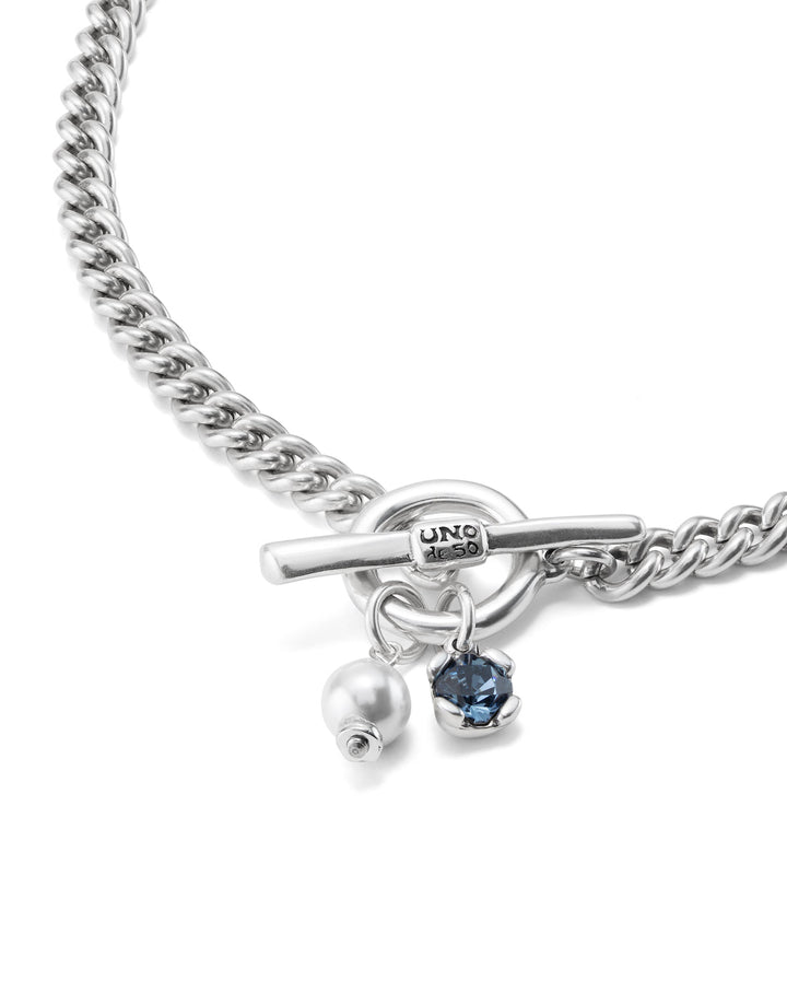 UNOde50 Silver Two Expearltional Charismatic Necklace - MococoUNOde50COL1855BPLMTL0U/WEB8435302481325Necklaces