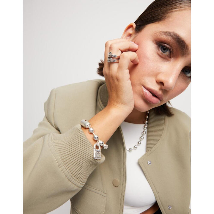 UNOde50 Snowflake Bracelet - MococoUNOde50PUL1215MTL000 - S/M/WEBBracelet