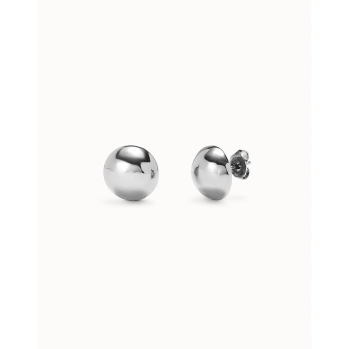 Unode50 Sterling Silver Bead Shaped Stud Earrings image