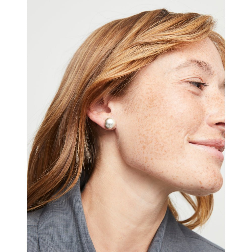 Unode50 Sterling Silver Bead Shaped Stud Earrings - MococoUNOde50PEN0996MTL0000UEarrings