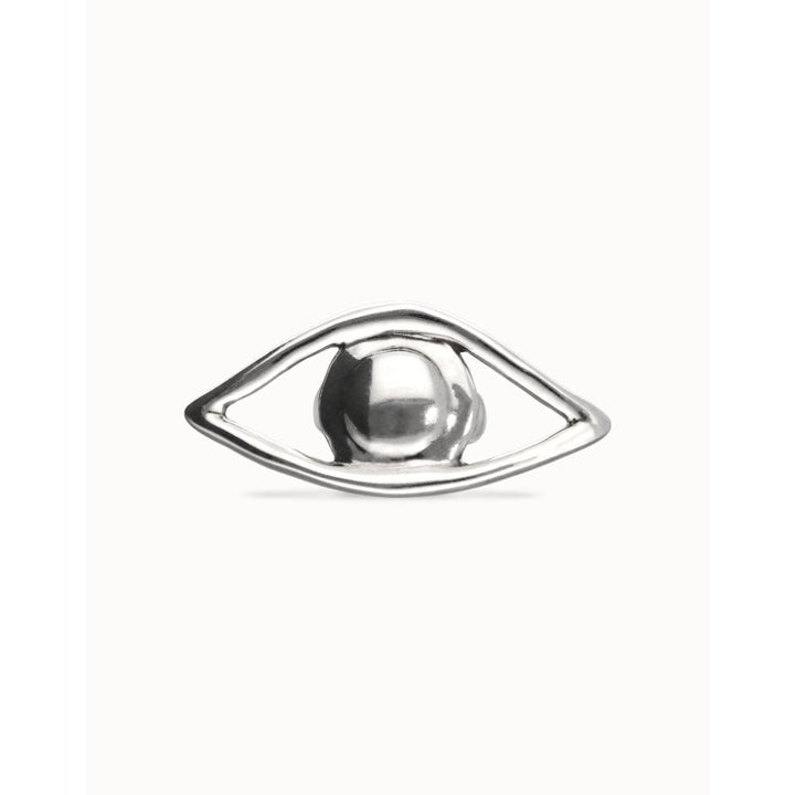 Unode50 Sterling Silver Big Eye - Shaped Ring - MococoUNOde50ANI0858-12Rings