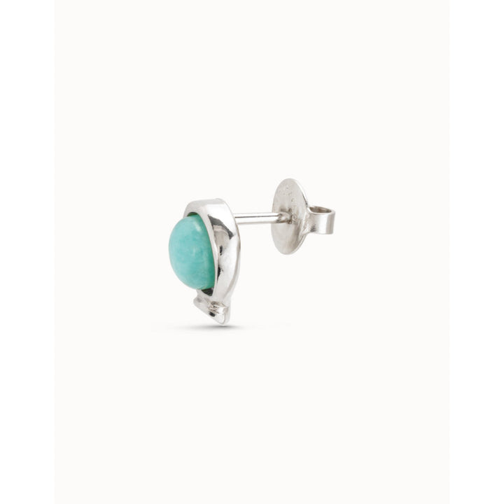 Unode50 Sterling Silver Blue Crystal Single Stud Earring image 2