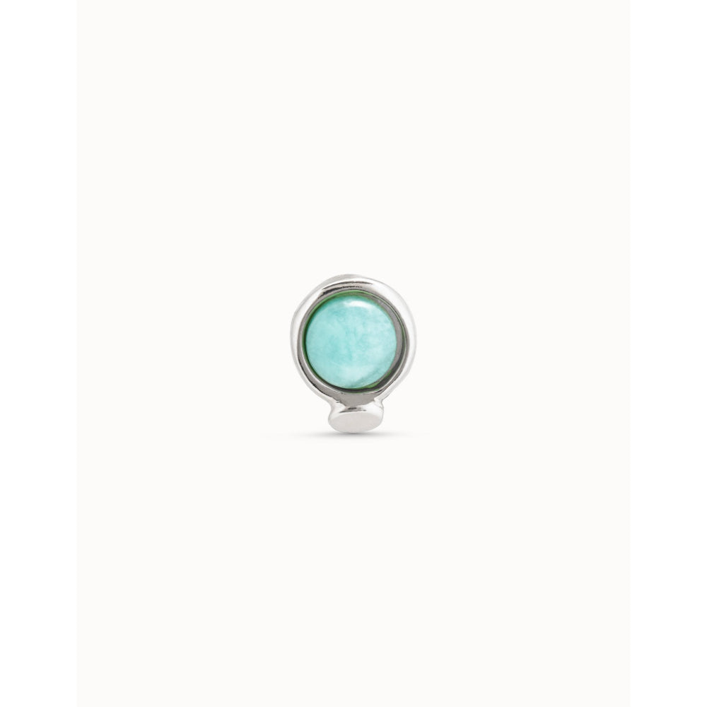 Unode50 Sterling Silver Blue Crystal Single Stud Earring image