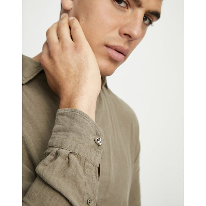 Unode50 Sterling Silver Faceted Skull - Shaped Crystals Cufflinks - MococoUNOde50GEM0126Cufflinks