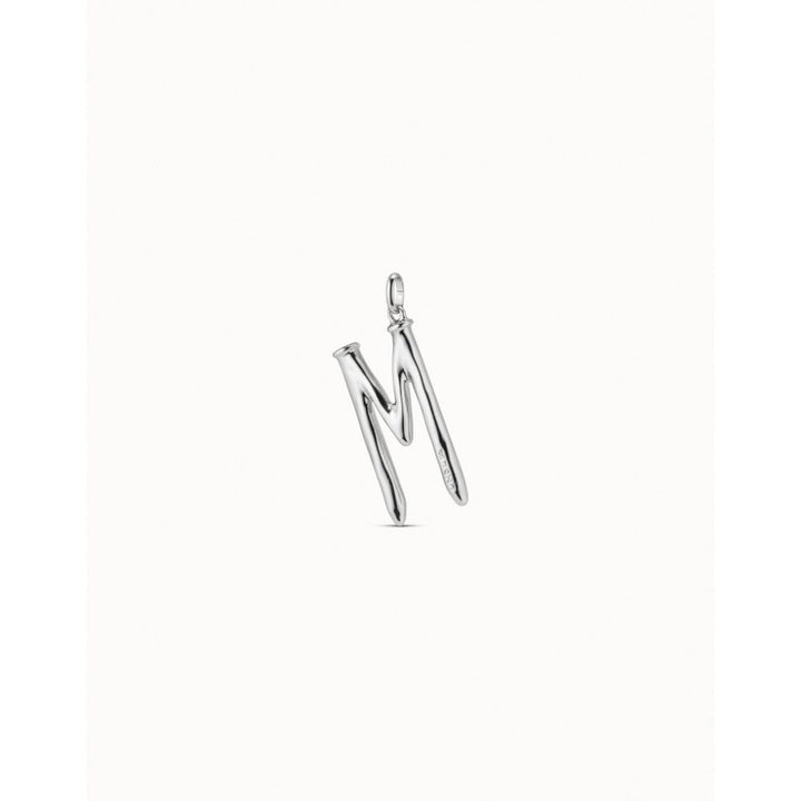 Unode50 Sterling Silver Large M Initial Charm - MococoUNOde50CHA0013Charms