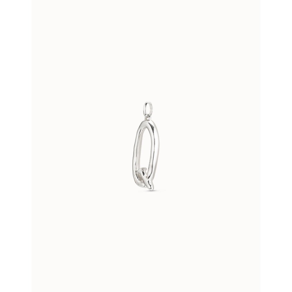 Unode50 Sterling Silver Large Q Initial Charm - MococoUNOde50CHA0017Charms and Links