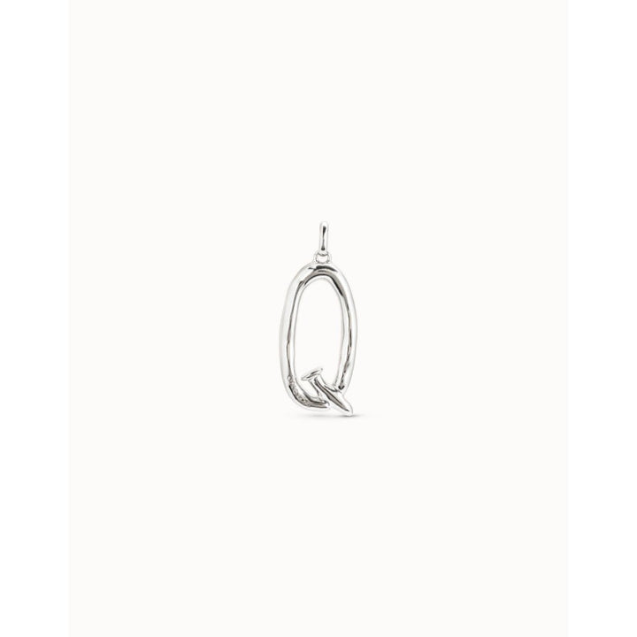 Unode50 Sterling Silver Large Q Initial Charm - MococoUNOde50CHA0017Charms and Links