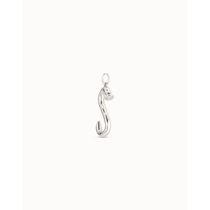 Unode50 Sterling Silver Large S Initial Charm - MococoUNOde50CHA0019Charms