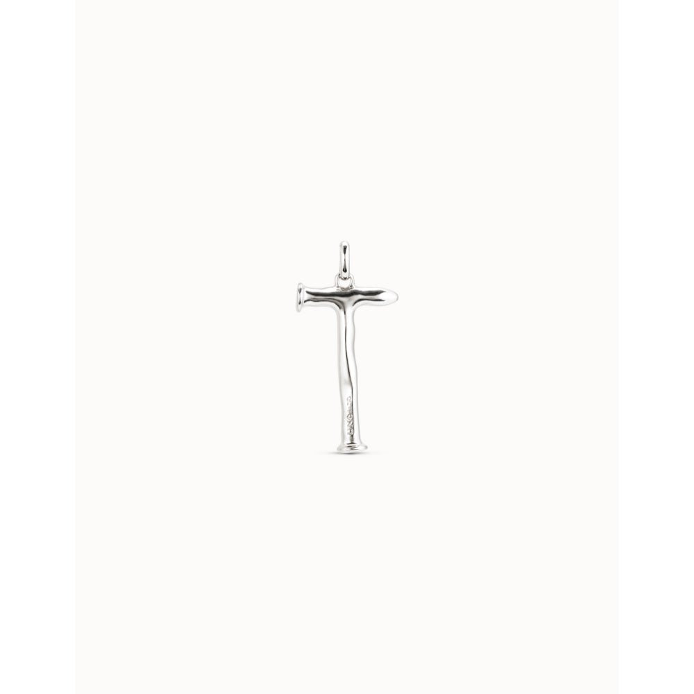 Unode50 Sterling Silver Large T Initial Charm - MococoUNOde50CHA0020Charms