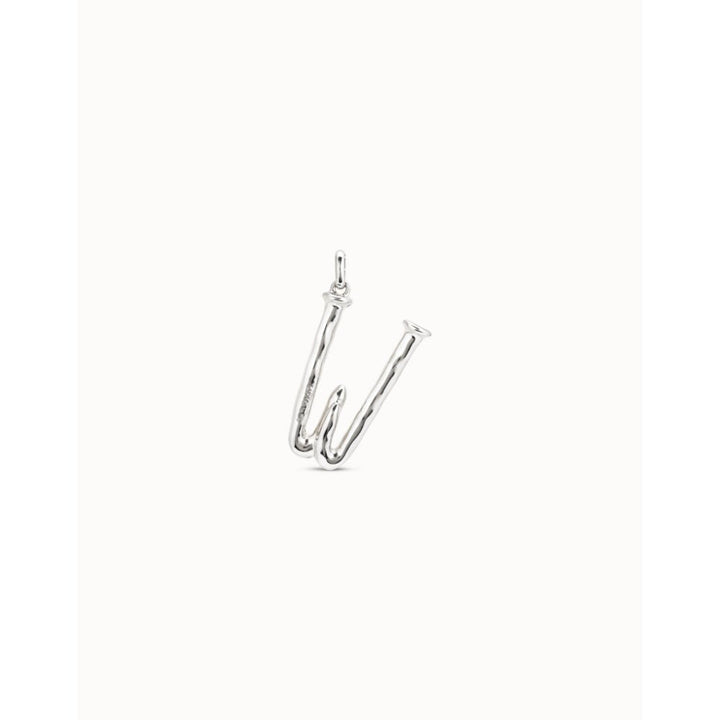 Unode50 Sterling Silver Large W Initial Charm - MococoUNOde50CHA0023MTL0000UCharms