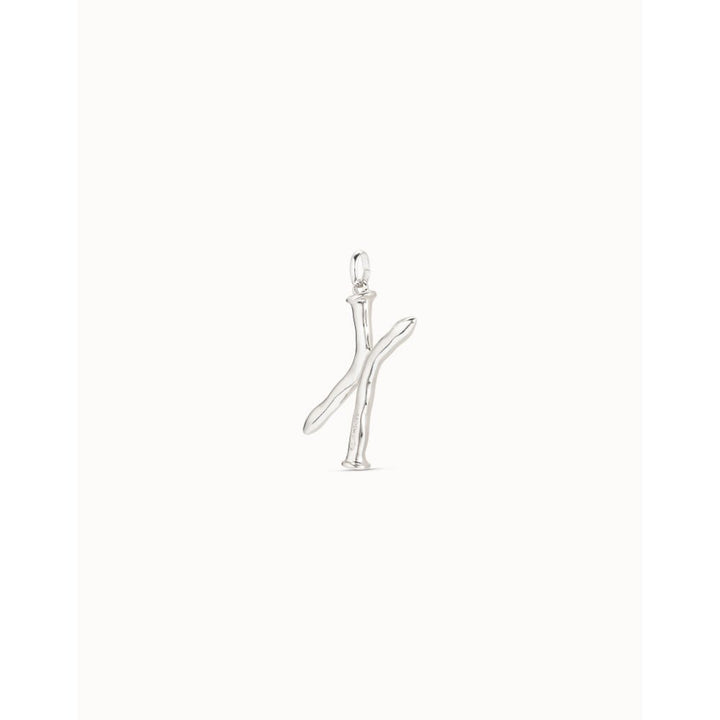 Unode50 Sterling Silver Large X Initial Charm - MococoUNOde50CHA0024MTL0000UCharms