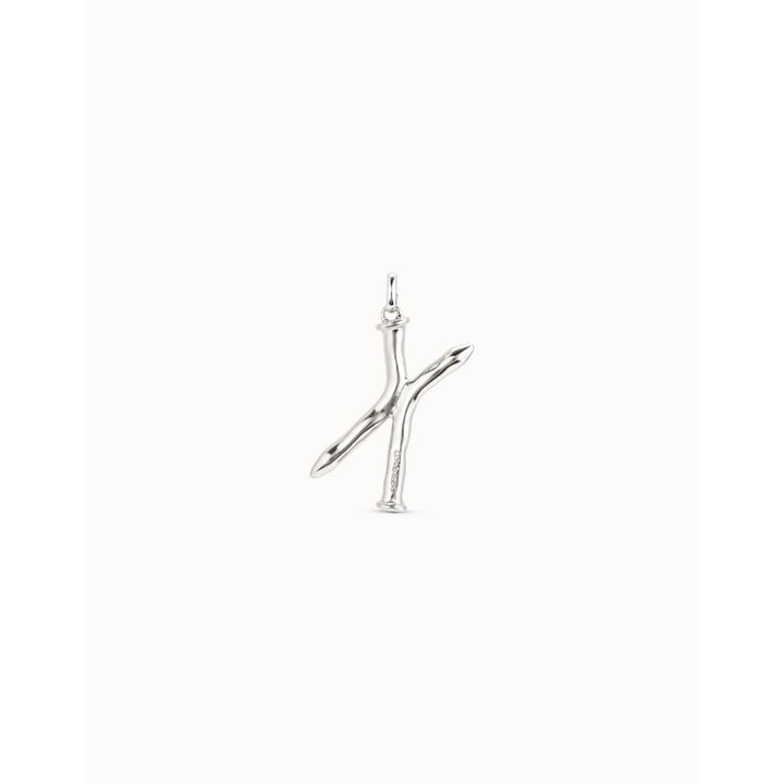 Unode50 Sterling Silver Large X Initial Charm - MococoUNOde50CHA0024MTL0000UCharms