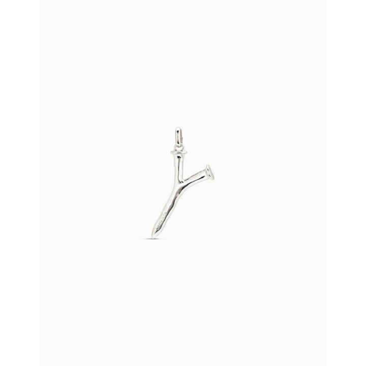 Unode50 Sterling Silver Large Y Initial Charm - MococoUNOde50CHA0025Charms
