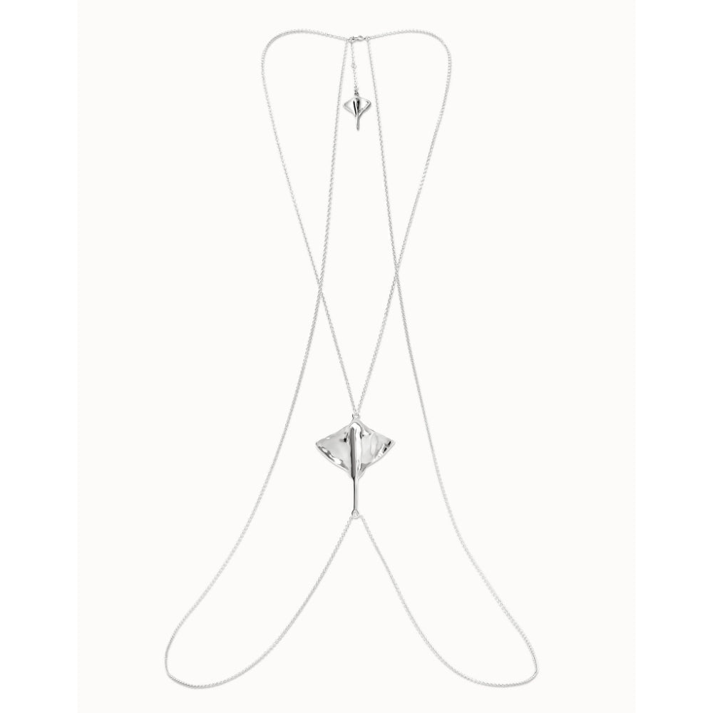 Unode50 Sterling Silver Manta Ray Body Chain - MococoUNOde50COL1932-UNecklaces