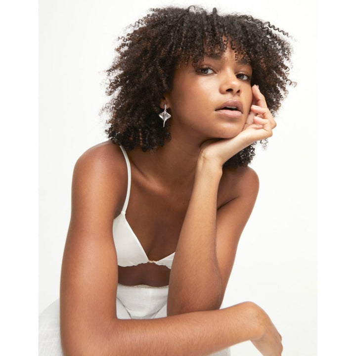 Unode50 Sterling Silver Manta Ray - Shaped Drop Earrings - MococoUNOde50PEN0956-UEarrings