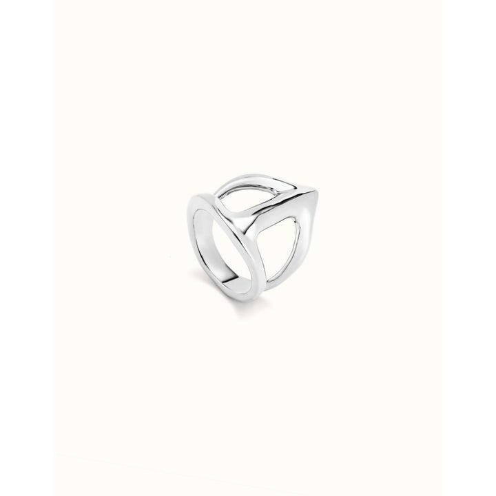 Unode50 Sterling Silver Manta Ray - Shaped Ring - MococoUNOde50ANI0846MTL00012Rings