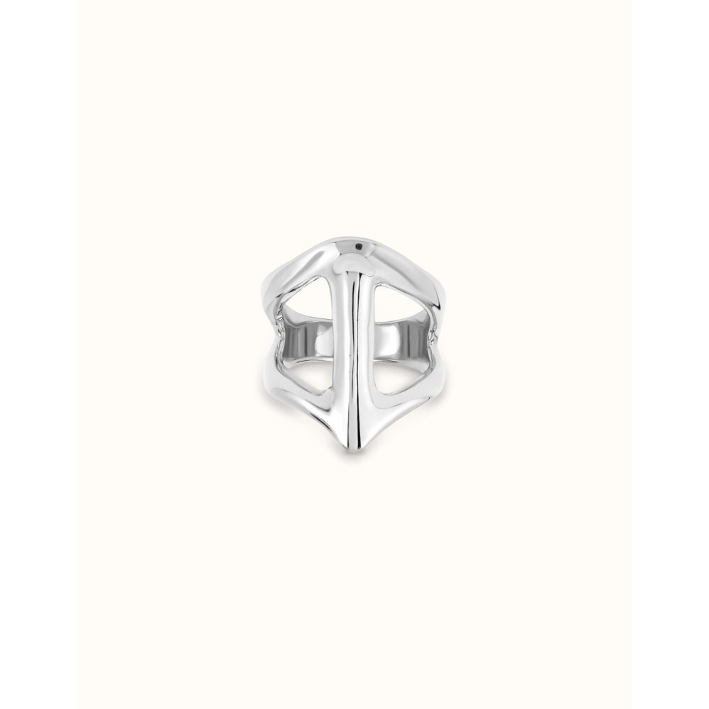 Unode50 Sterling Silver Manta Ray - Shaped Ring - MococoUNOde50ANI0846MTL00012Rings