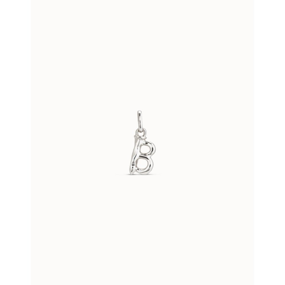Unode50 Sterling Silver Medium B Initial Charm - MococoUNOde50CHA0028Charms