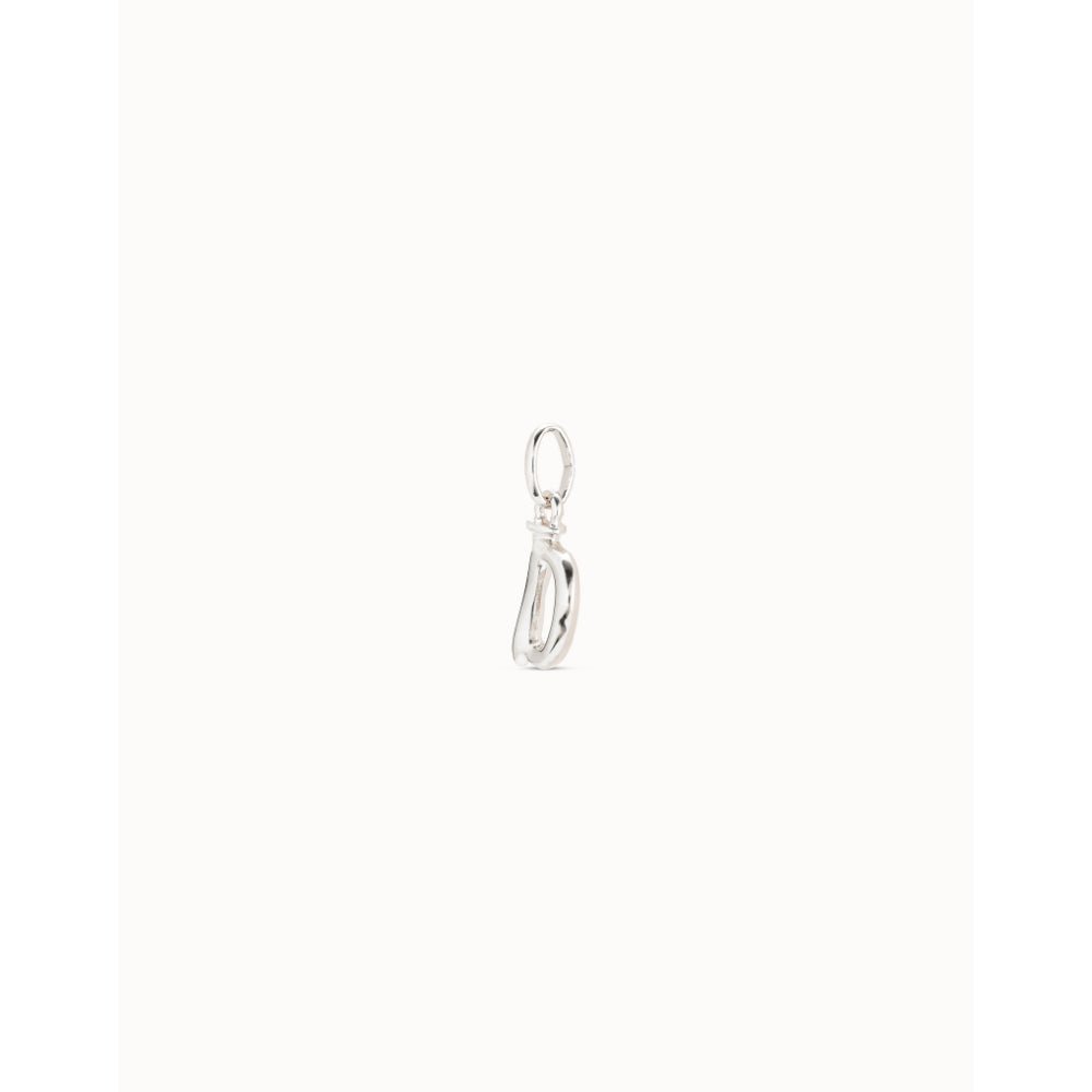 Unode50 Sterling Silver Medium D Initial Charm - MococoUNOde50CHA0030Charms