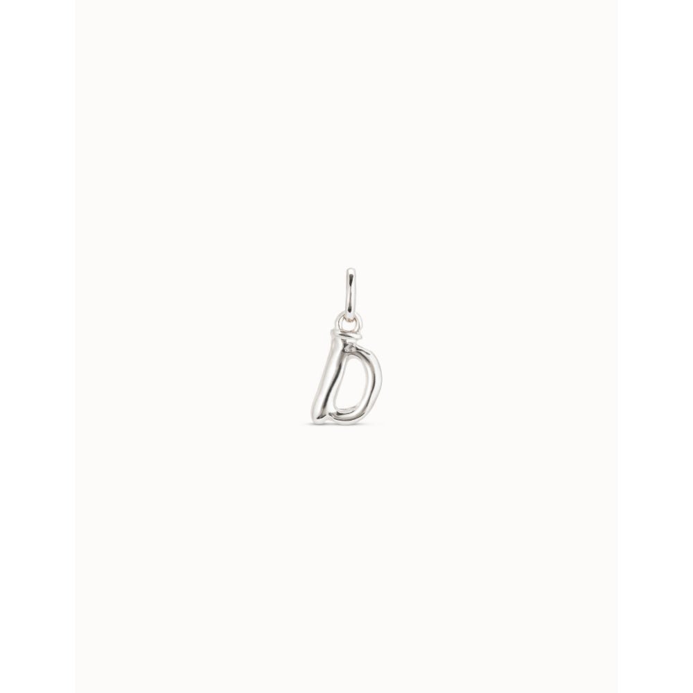 Unode50 Sterling Silver Medium D Initial Charm - MococoUNOde50CHA0030Charms and Links