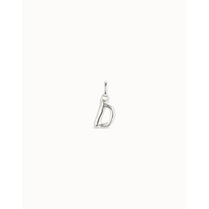 Unode50 Sterling Silver Medium D Initial Charm - MococoUNOde50CHA0030Charms