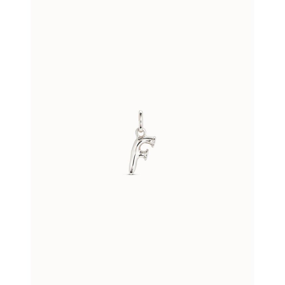 Unode50 Sterling Silver Medium F Initial Charm - MococoUNOde50CHA0032Charms