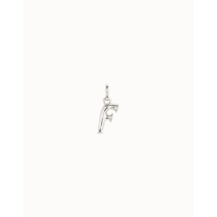Unode50 Sterling Silver Medium F Initial Charm - MococoUNOde50CHA0032Charms