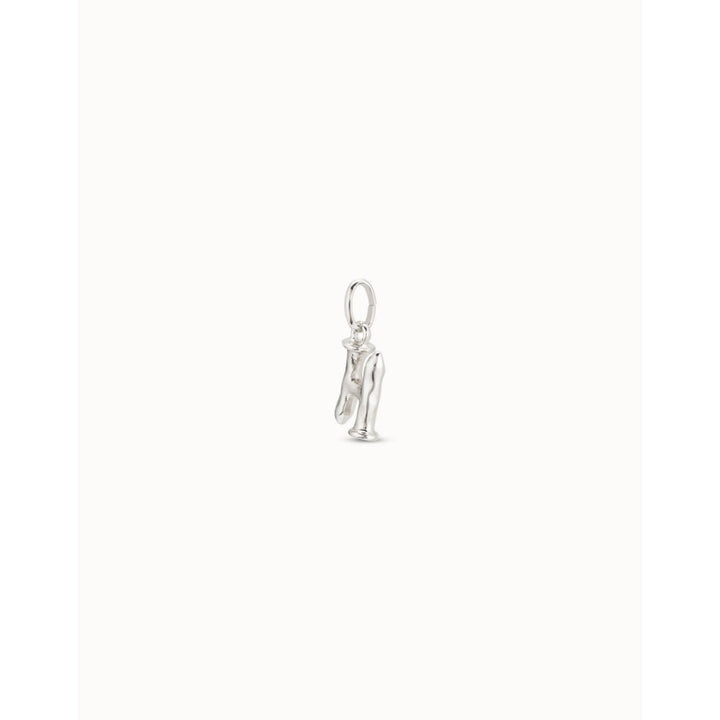 Unode50 Sterling Silver Medium H Initial Charm - MococoUNOde50CHA0034Charms