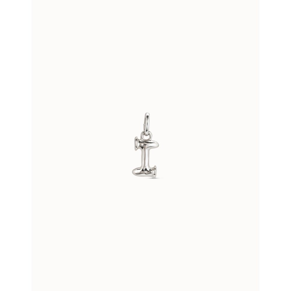 Unode50 Sterling Silver Medium I Initial Charm - MococoUNOde50CHA0035Charms
