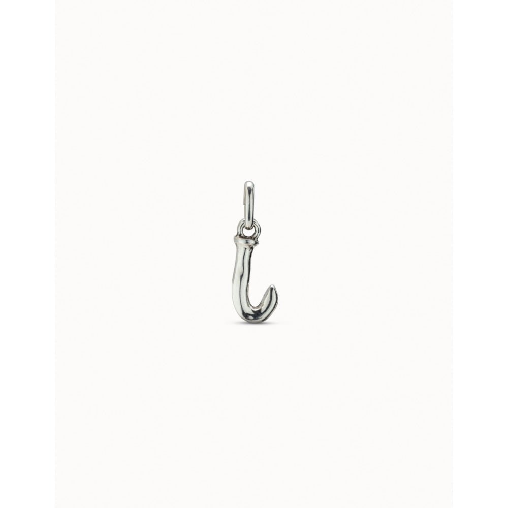 Unode50 Sterling Silver Medium J Initial Charm - MococoUNOde50CHA0036Charms