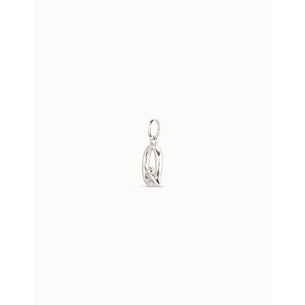 Unode50 Sterling Silver Medium Q Initial Charm - MococoUNOde50CHA0043Charms and Links
