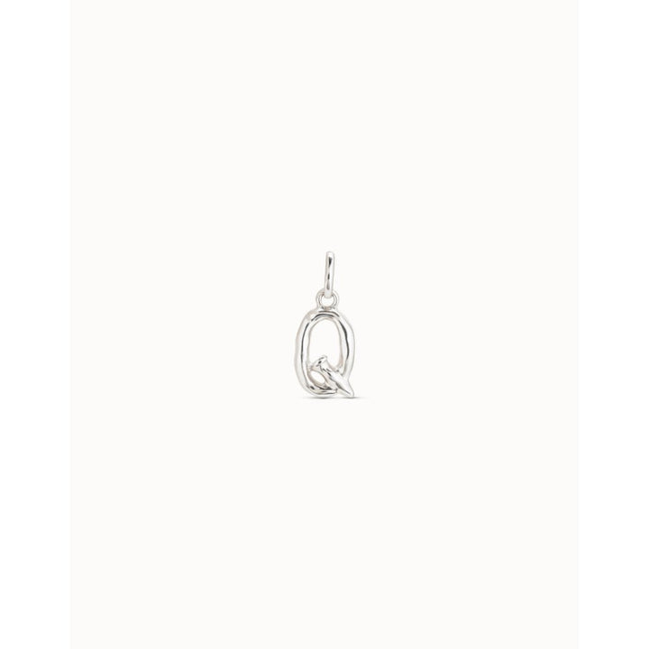 Unode50 Sterling Silver Medium Q Initial Charm - MococoUNOde50CHA0043Charms and Links