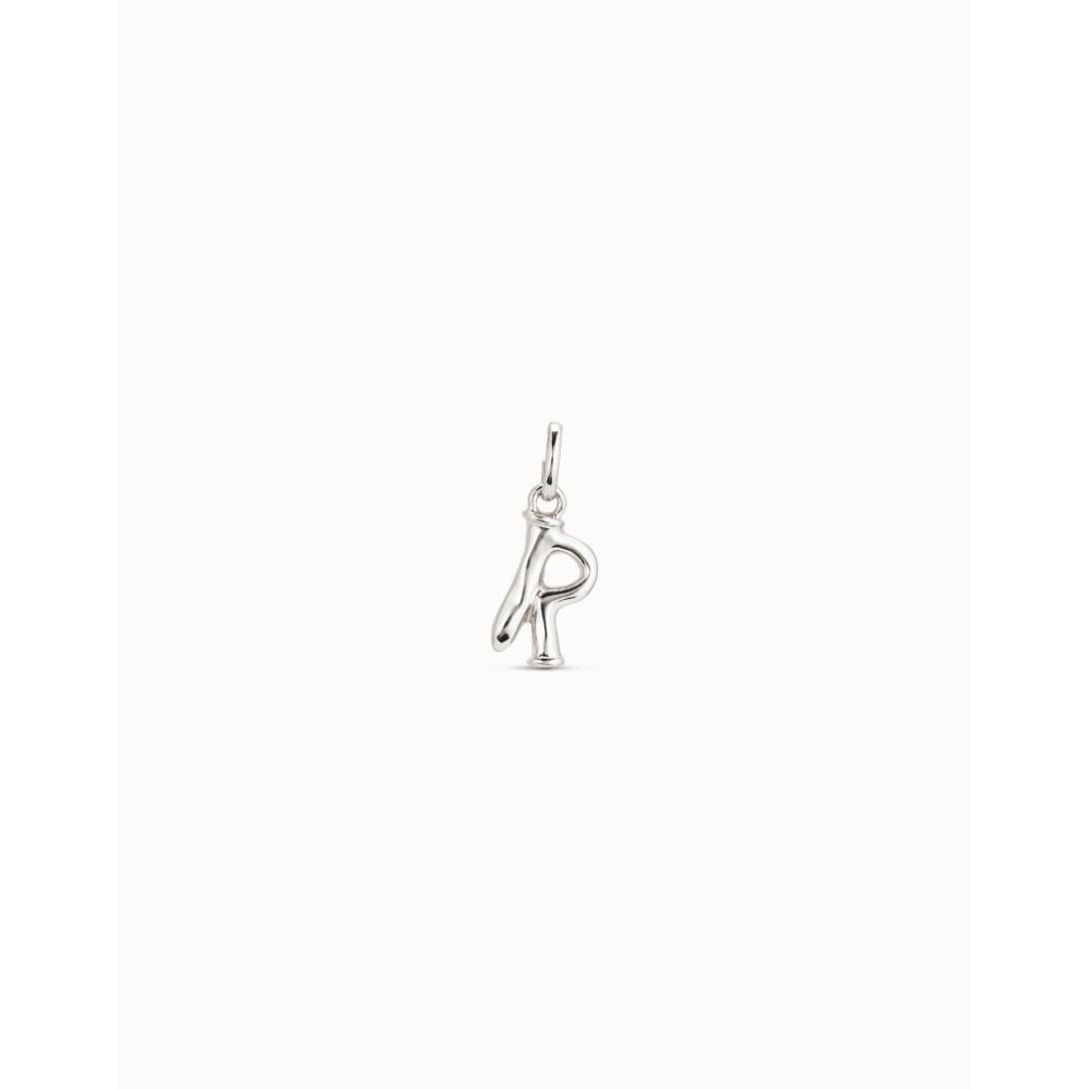 Unode50 Sterling Silver Medium R Initial Charm - MococoUNOde50CHA0044Charms
