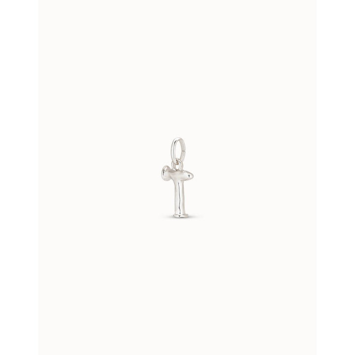 Unode50 Sterling Silver Medium T Initial Charm - MococoUNOde50CHA0046Charms