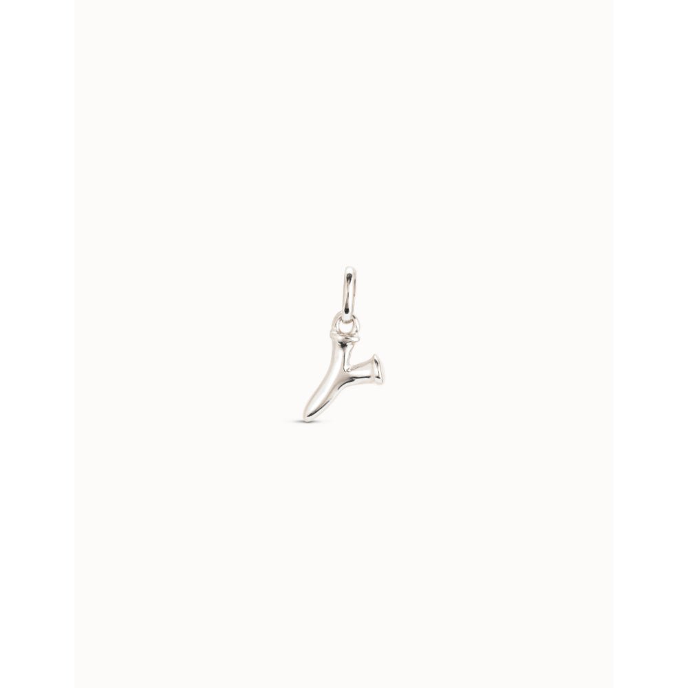 Unode50 Sterling Silver Medium Y Initial Charm - MococoUNOde50CHA0051Charms