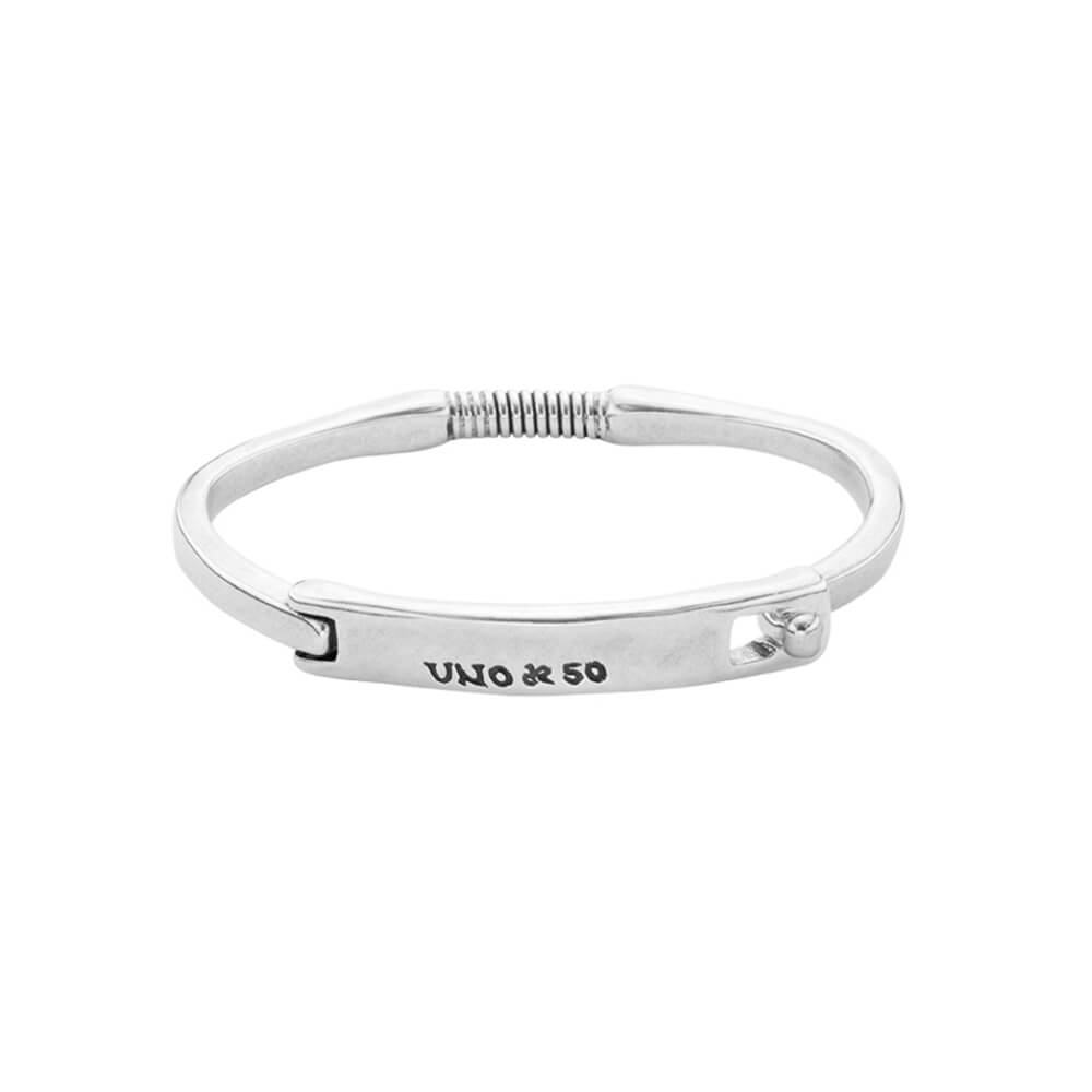 UNOde50 Sterling Silver - Plated Bangle Bracelet - MococoUNOde50PUL1863MTL0000MBracelets