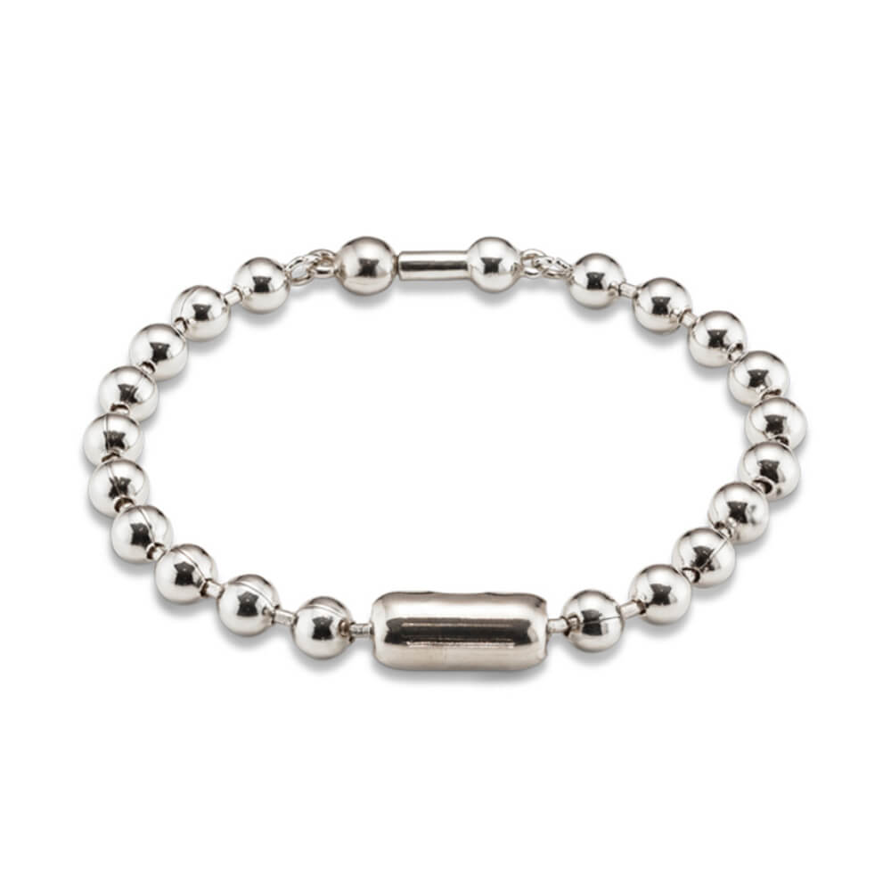 UNOde50 Sterling Silver - Plated Beaded Bracelet - MococoUNOde50PUL1924MTL0000SBracelets