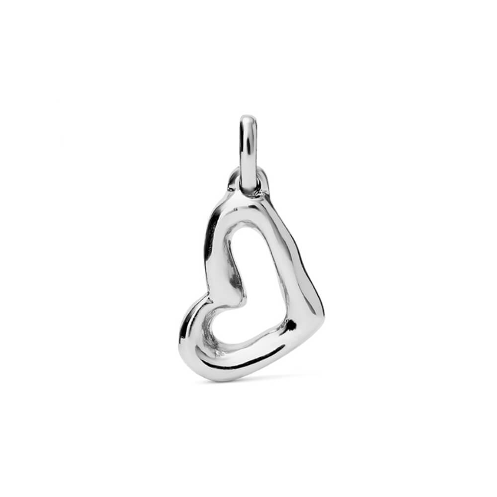 UNOde50 Sterling Silver - Plated Big Heart - Shaped Charm - MococoUNOde50CHA0262MTL0000UCharms