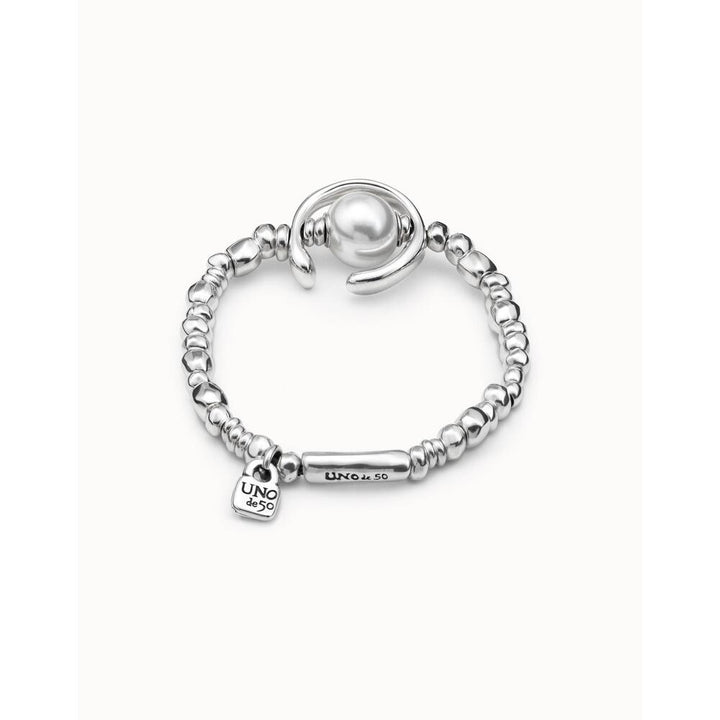 UNOde50 Sterling Silver - Plated Bracelet With Pearl - MococoUNOde50PUL1358BPLMTL0M/WEBBracelet