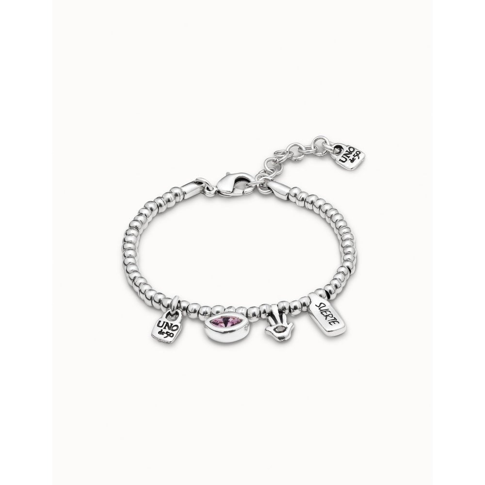 UNOde50 Sterling Silver - Plated Bracelet With Red Crystals - MococoUNOde50PUL1853RSAMTLBracelet