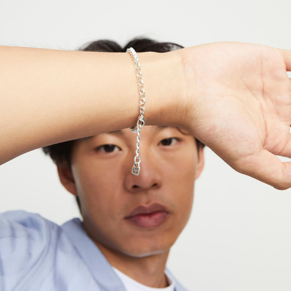 UNOde50 Sterling Silver - Plated Chain Bracelet - MococoUNOde50PUL2539MTL0000MBracelets