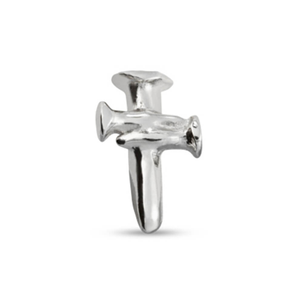 UNOde50 Sterling Silver - Plated Cross Piercing Charm - MococoUNOde50CHP0039MTL0000UCharms