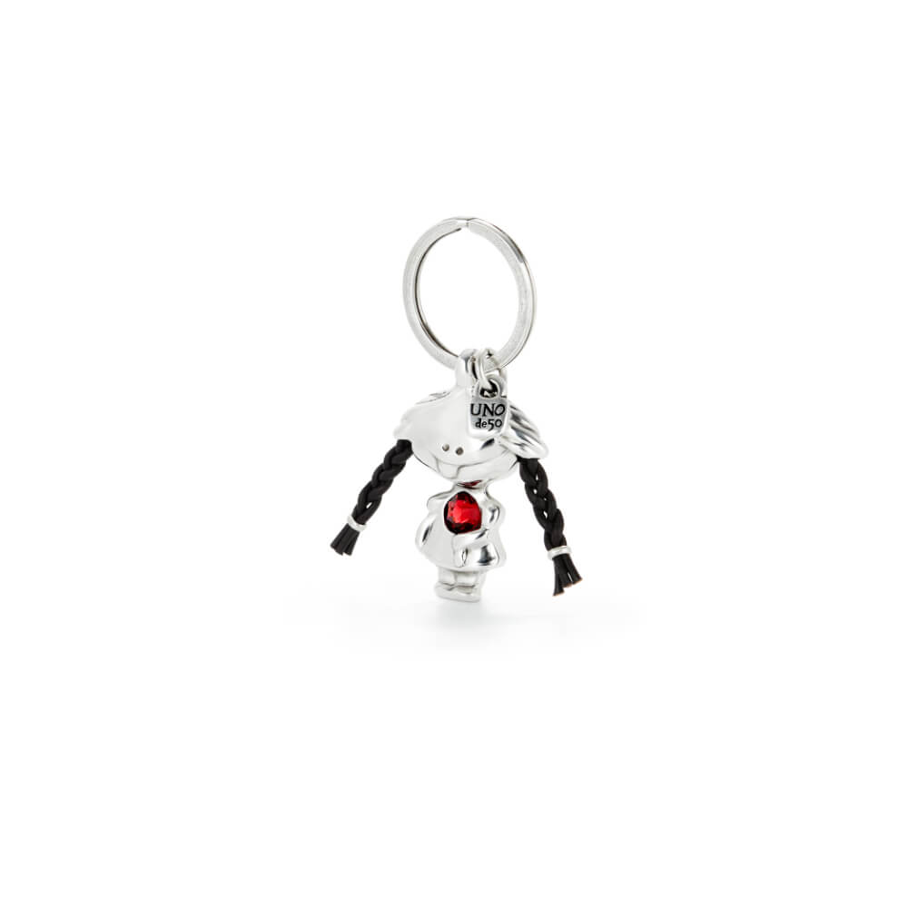 UNOde50 Sterling Silver - Plated Doll Key - Ring - MococoUNOde50LLA1023ROJMTL0UKeychains