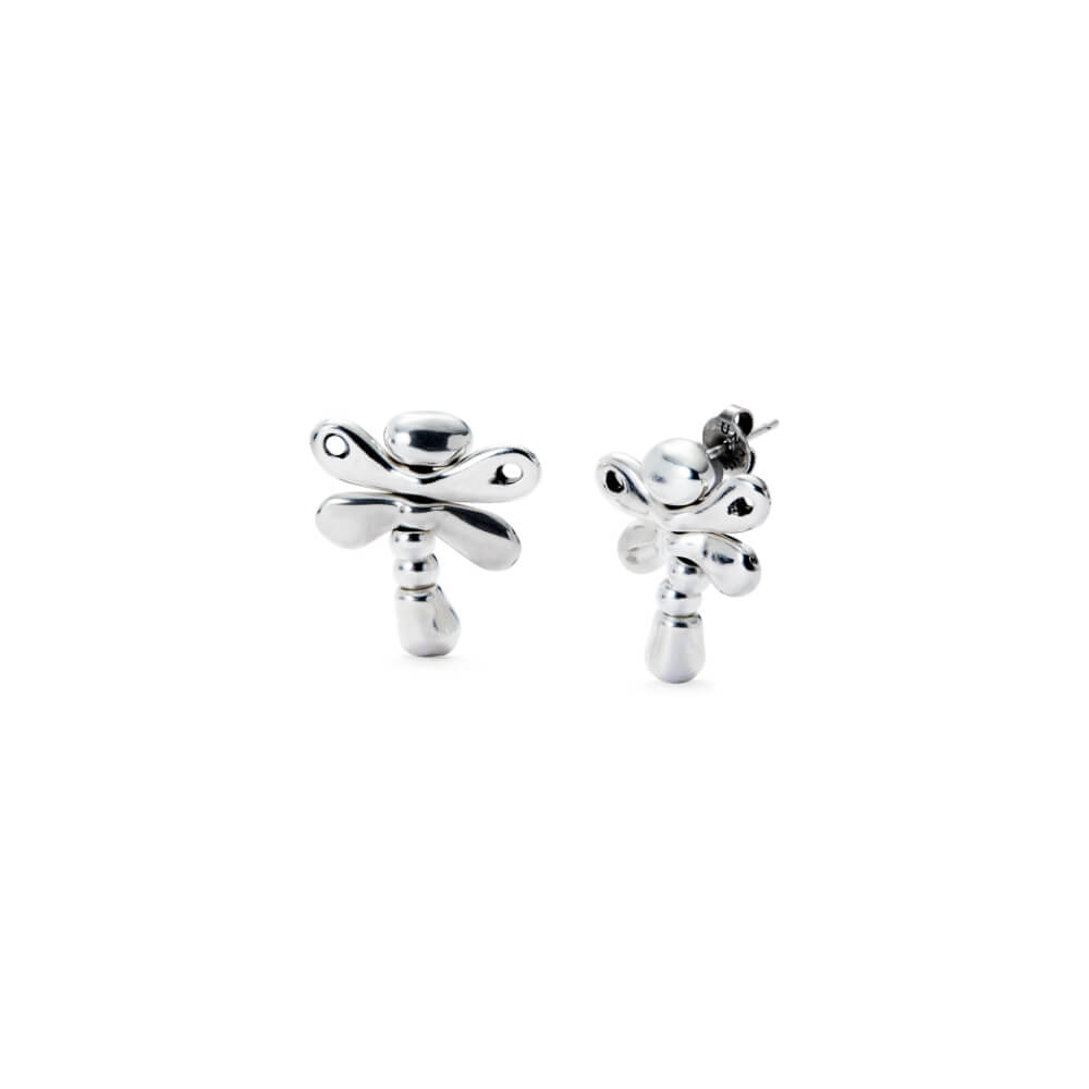 UNOde50 Sterling Silver - Plated Dragonfly Earrings - MococoUNOde50PEN0970MTL0000UEarrings
