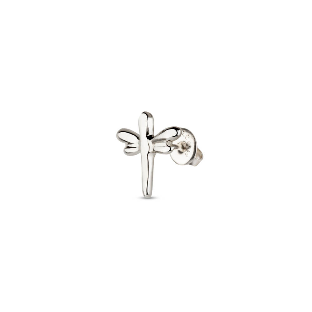 UNOde50 Sterling Silver - Plated Dragonfly Piercing - MococoUNOde50PIE0009MTL0000UEarrings