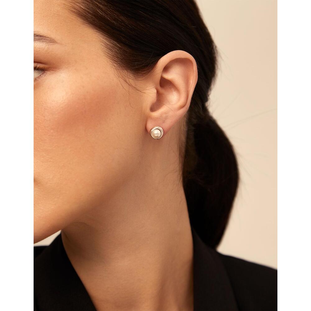 UNOde50 Sterling Silver - Plated Earrings With Pearl - MococoUNOde50PEN0461BPLMTLEarrings