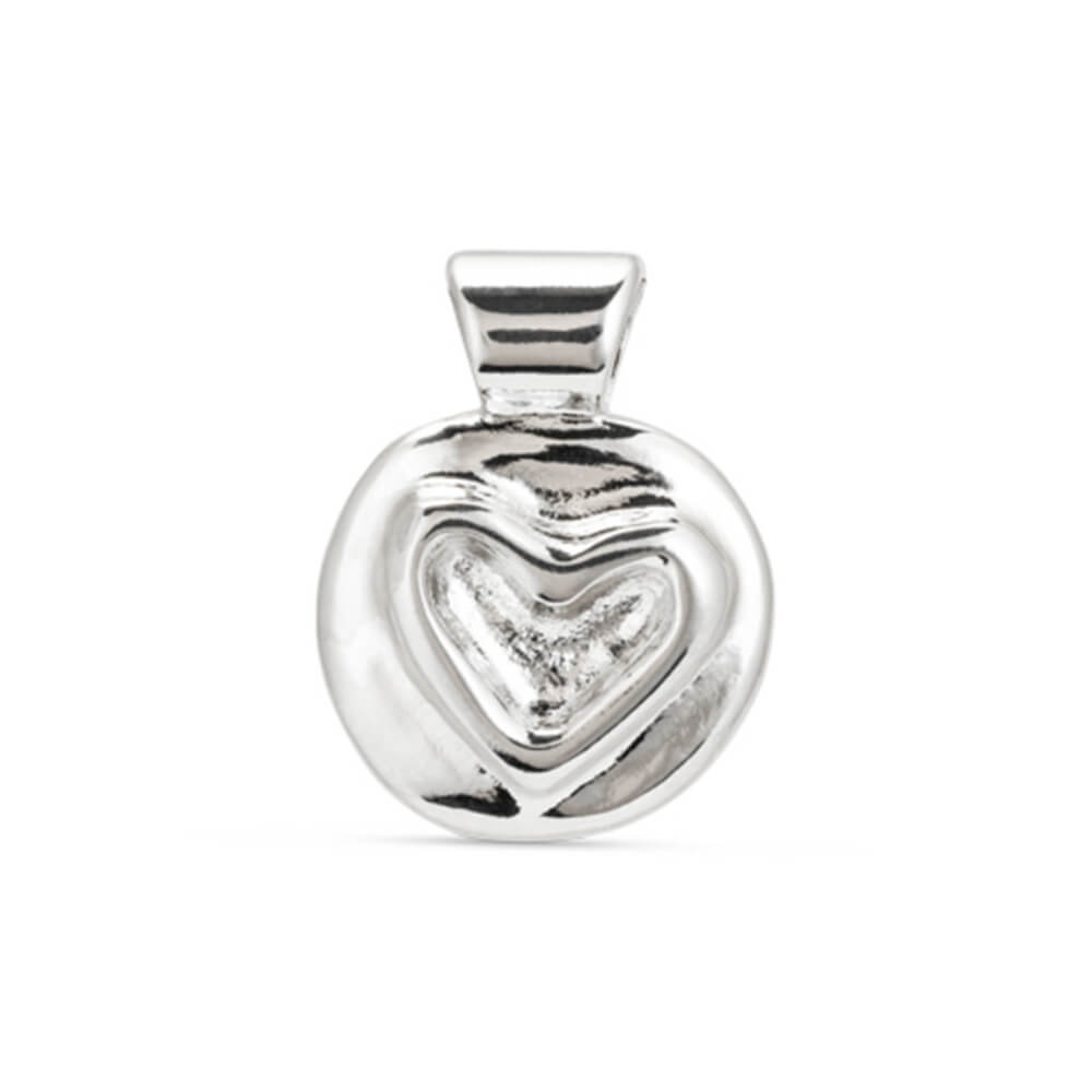 UNOde50 Sterling Silver - Plated Heart Charm - MococoUNOde50CHA0140MTL0000UCharms